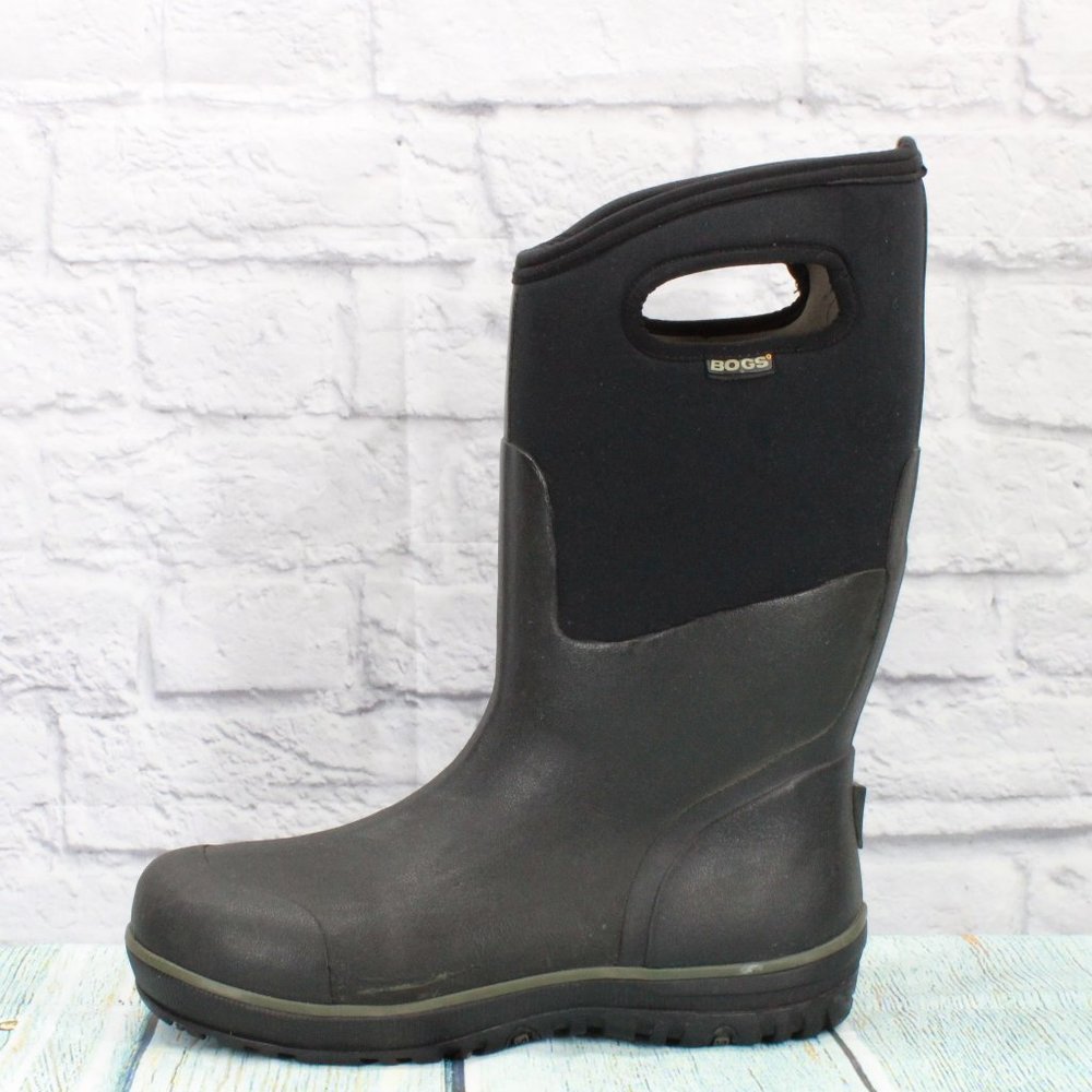 Bogs Black Rubber Waterproof Insulated Ultra High Snow Boots Size 11